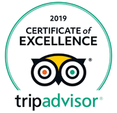 Award Certificate of Excellence Tripadvisor 2019