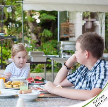 Family Fun Package- Kid Stays And Eats Free!